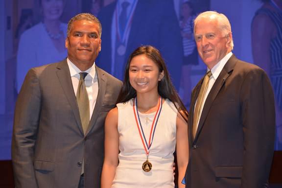 Rep. Mike Thompson (CA-05) presented Vallejo resident and high school student Alannah Elyse Ruiz with a Congressional Award Gold Medal.