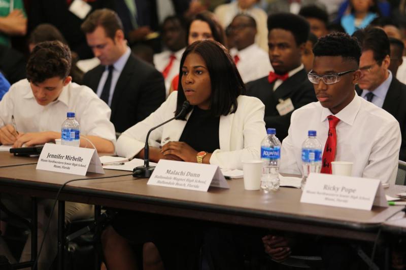 The Gun Violence Task Force held a forum with students