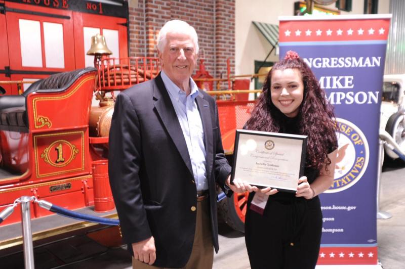 Isabella Goldman, a student leader of the year