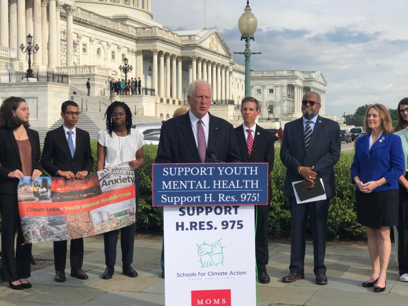 Thompson at WH - Climate impact on youth mental health