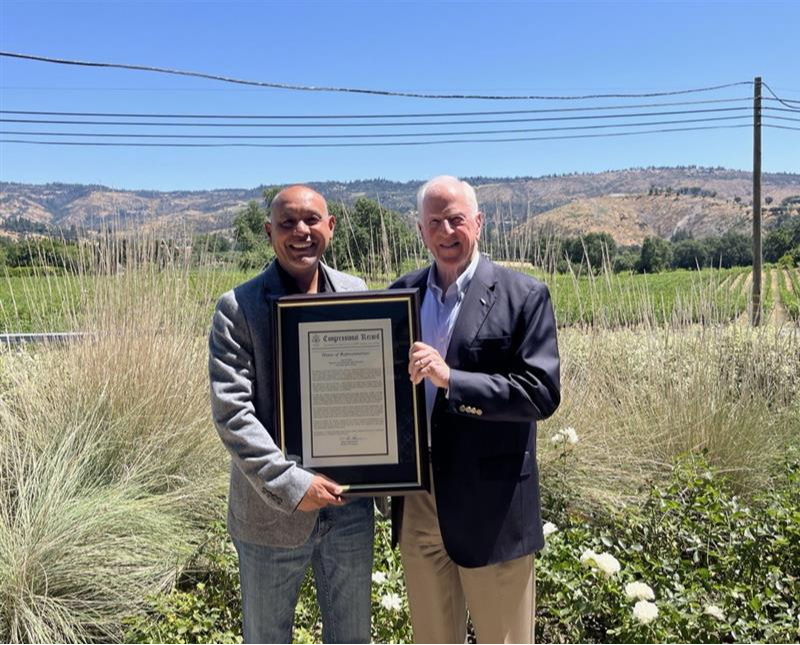 Thompson Honors Andres Olmedo as the 2025 Yolo County American Dream Award Recipient