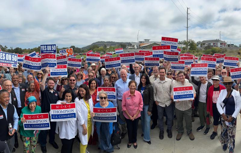 Congressman Mike Thompson Announces Re-Election Campaign - Hundreds Attend