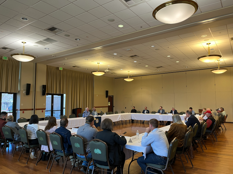 Thompson Joined by Senator Chris Cabaldon for Roundtable in Support of AG Community
