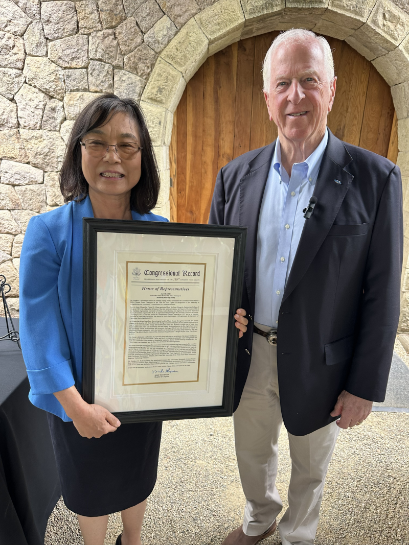 Thompson Announces 2026 Yolo County Climate Crisis Champion