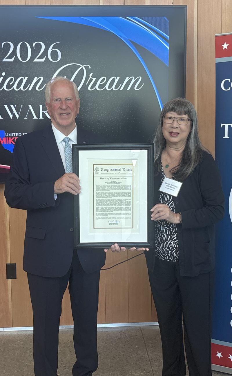 Thompson Honors Grace Cheung-Schulman as the 2026 Sonoma County American Dream Award Recipient