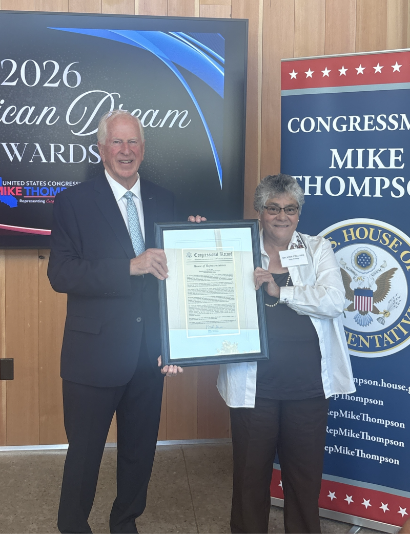 Thompson Honors Sylvina Frausto as the 2026 Yolo County American Dream Award Recipient