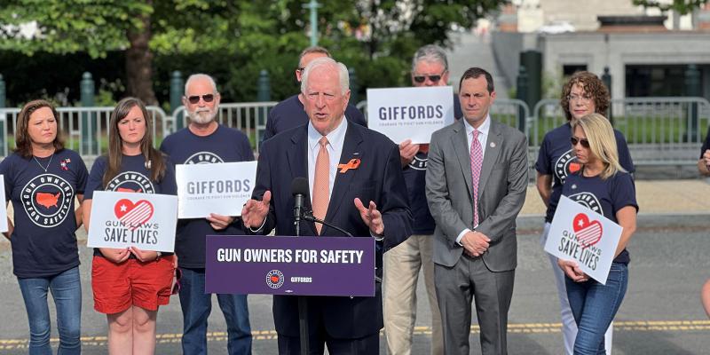 Rep. Mike Thompson speaks out for gun violence prevention.